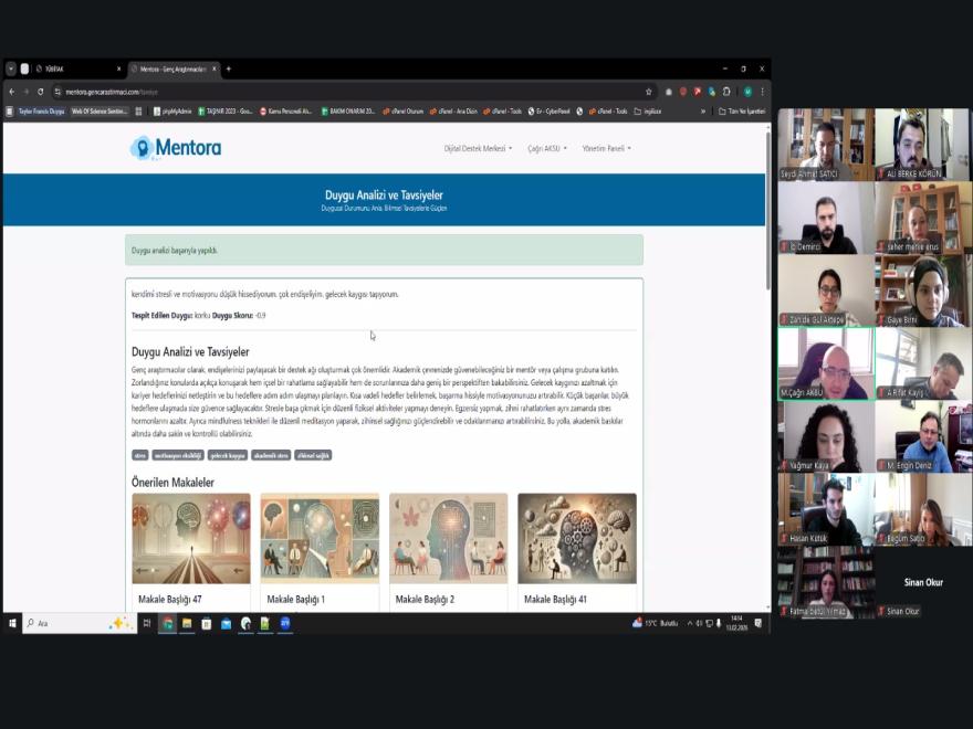Proje Değerlendirme Toplantısı Gerçekleştirildi